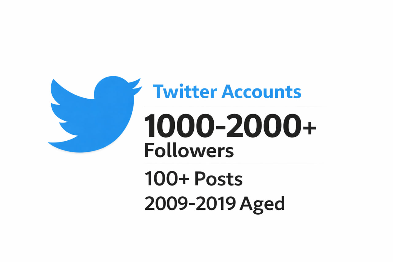 ❄️Twitter Accounts ❄️2009-2019 aged❄️1000-2000 + Followers❄️Login:Password:Email:Email Password:Phone Number:Token