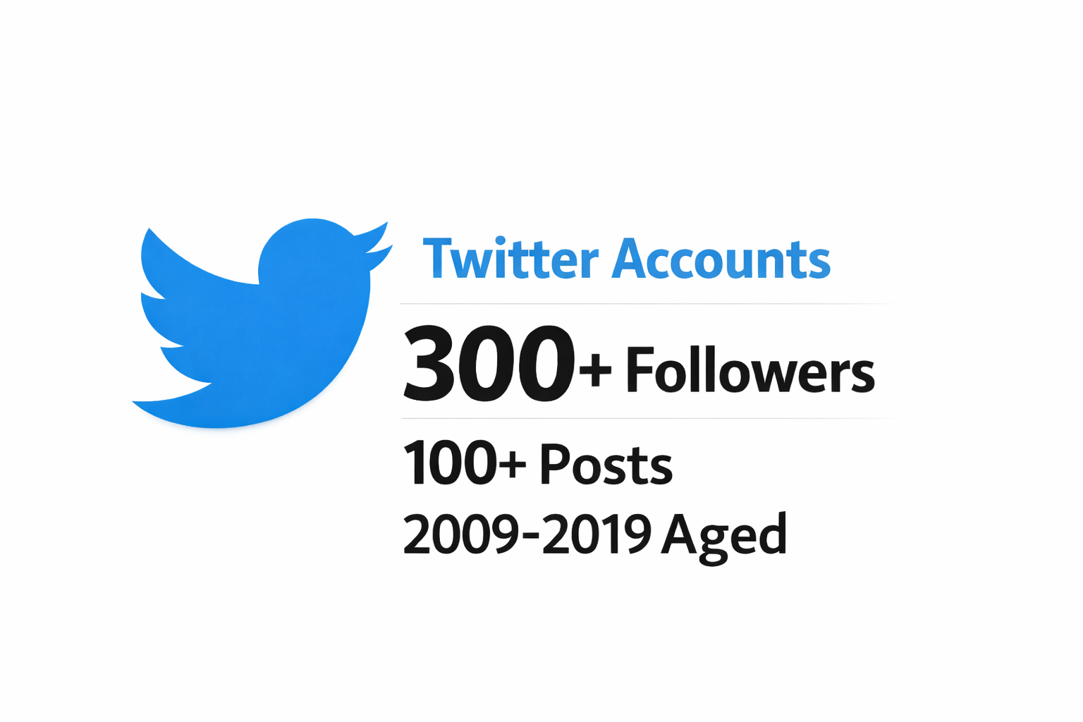 ❄️Twitter Accounts ❄️2009-2019 aged❄️300 + Followers❄️Login:Password:Email:Email Password:Phone Number:Token