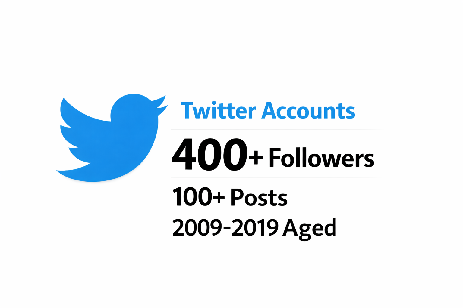 ❄️Twitter Accounts ❄️2009-2019 aged❄️400 + Followers❄️Login:Pass:Email:PassMail:Token:2Fa